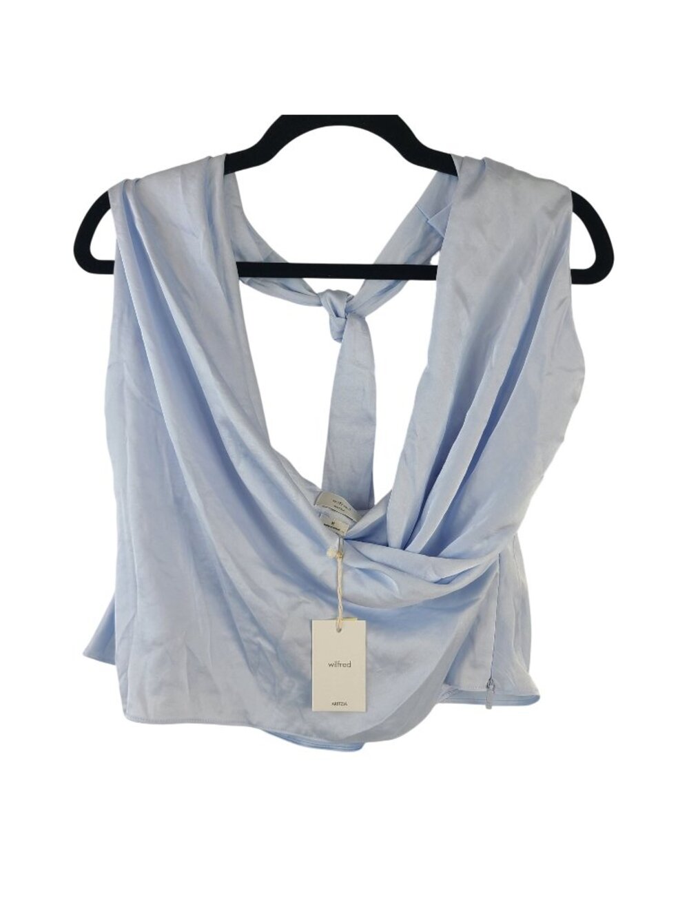 NEW Wilfred Martini Glimmer Top Light Blue Sz Medium